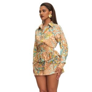 Andrea Iyamah Hibi Shorts - Ilia Print